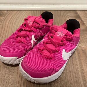 Nike Toddler Pink and White Athletic Shoes - 10C